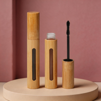 Tube de mascara avec bouchon à vis et brosse, idéal pour les faux cils, couleur et logo personnalisables, outils de maquillage ODM OEM, pour fêtes, bureau, usage quotidien