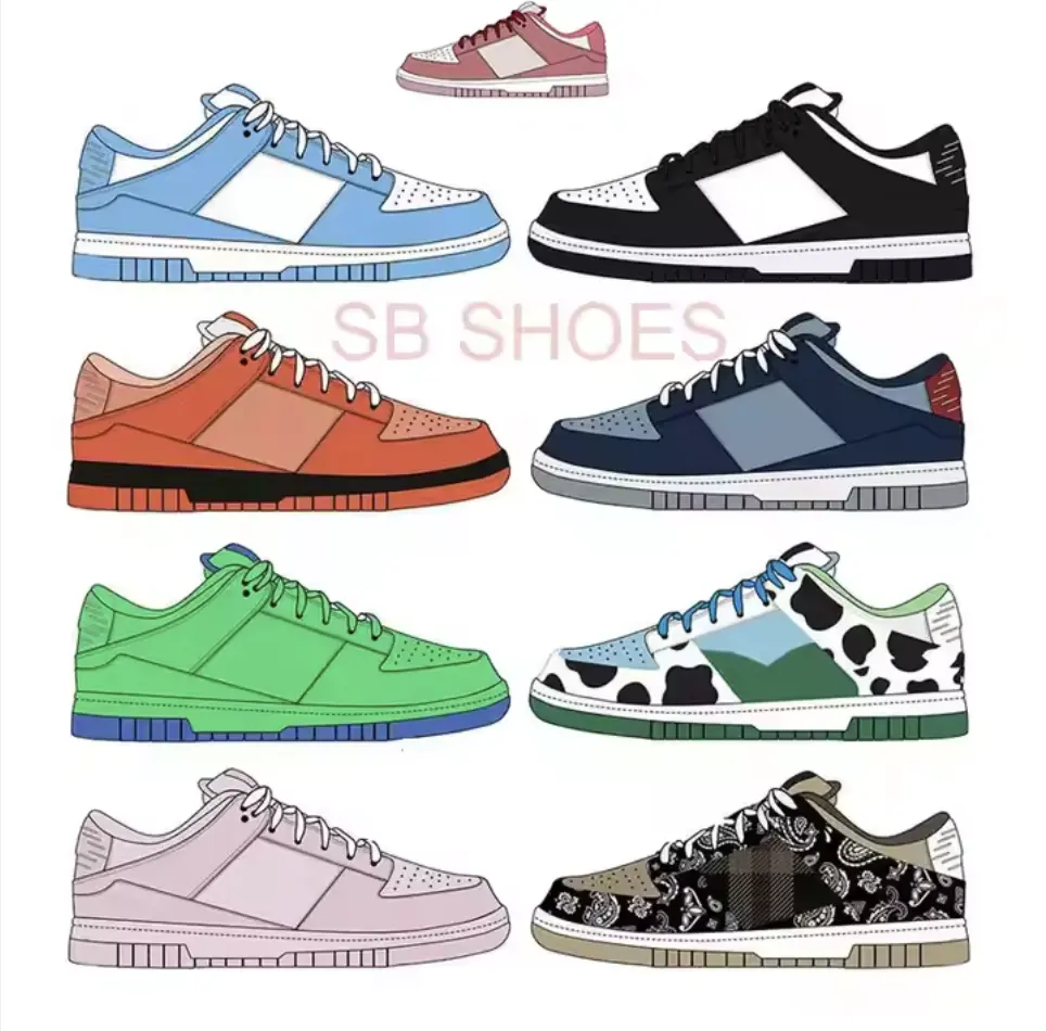 Groothandel Trendy Populaire Retro Panda Casual Sportschoenen Sneakers Mode Wandelstijlen Eendjes Sb Mannen Lage Basketbalschoenen