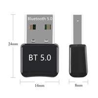 Accessoires informatiques Super mini adaptateur Bluetooth 5.0 Dongle avec puce RTL8761B Émetteur Bluetooth USB pour souris PC.