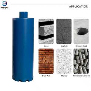 Foret diamanté pour béton armé, maçonnerie, brique avec segments à dents <span class=keywords><strong>de</strong></span> <span class=keywords><strong>requin</strong></span>, longueur <span class=keywords><strong>de</strong></span> travail 450 mm, diamètre 18-400 mm - Product Image 5