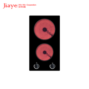 रसोई उपकरण में पूर्ण स्पर्श या नॉब्स नियंत्रण के साथ 2 हीट-एरिया टेम्पर्ड ग्लास पैनल के साथ बिलिड-इन सिरेमिक होब - Product Image 4