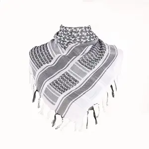 Best Quality 100% Cotton Man Saudi Arabic Dubai Masar Traditional Costumes Men's turban Praying Hat Plaid Head Scarf