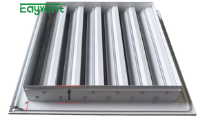Aluminum Alloy Square Rain Louver Weatherproof Corrosion <strong>Resistant</strong> Exterior Wall <strong>Vent</strong> for Commercial Residential Basement - Product Image 2