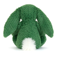 Peluche Lapin Timide Trèfle Vert JC UK avec Broderie Trèfle et Longues Oreilles Tombantes – Cadeau Saint Patrick