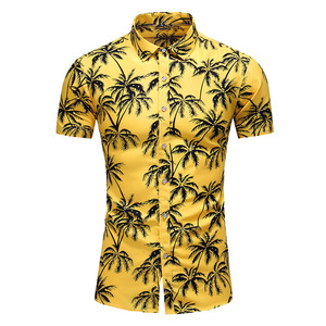 <span class=keywords><strong>Chemise</strong></span> hawaïenne de styliste pour hommes, grande taille 7XL, personnalisé, imprimé floral, en Polyester, décontracté, luxe, à manches courtes, pour l'été - Product Image 6