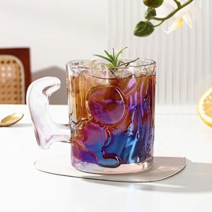 Taza <span class=keywords><strong>de</strong></span> Café <span class=keywords><strong>de</strong></span> Vidrio Moderna con Relieve Pintado a Mano, Diseño <span class=keywords><strong>de</strong></span> Conejo Adorable, Ecológica, Apta para Microondas, para Bebidas Frías, Regalo <span class=keywords><strong>de</strong></span> Boda para Parejas, para <span class=keywords><strong>Biblioteca</strong></span> - Product Image 4