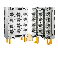 32 Cavities 28mm/30mm/38mm Self Lock Semi-Automatic PET Preform Mould with Motor Pump & PLC for Mineral Water Bottle