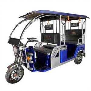 New Model India Auto 3 Wheel Electric Open Rickshaw/Passenger Scooter 801-1000W <strong>Power</strong> 48V Voltage 30-50Km/h Speed 90km Range 5 - Product Image 5