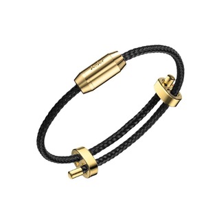 Red String Bracelet For Women Gold Beads Black Rope U Shape Modern Simple Decorate Jewelry - Product Image 3