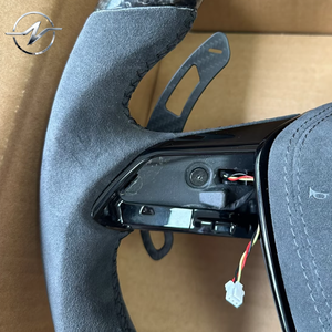 Volante Personalizado de Fibra de Carbono y Cuero para <span class=keywords><strong>Audi</strong></span> R8 Q5 Q5 2019 Rs6 C7 A5 A5 2013 A3 8y 8v <span class=keywords><strong>A6</strong></span> <span class=keywords><strong>2017</strong></span> Tt 8n 2016 2015 S5 - Product Image 3