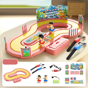 Không Dây cảm biến chuyển động theo dõi trò chơi đua xe trẻ em thể thao đua đồ chơi thiết lập với đồng hồ điều khiển từ xa & hành động con số - Product Image 3