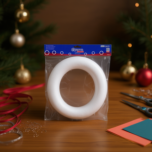 Espuma Poliestireno CORONA Porex de 28 cm para Proyectos Creativos Navideños, Variedad de Proyectos Creativos - Product Image 3