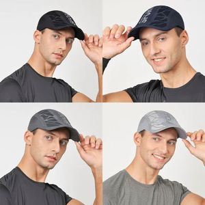 <b>Summer</b> Men Women Quick Dry Polyester Newsboy Baseball <b>Cap</b> Golf Driving Cycling Sports Letter Print Breathable Net Mesh Sunhat - Product Image 3