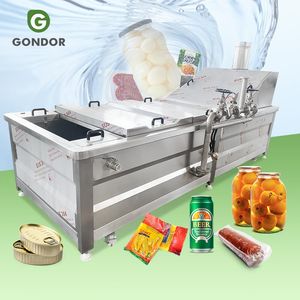 Máquina Pasteurizadora de Túnel Continuo de Acero Inoxidable con Baño de Inmersión en Agua para Bolsas - Product Image 1