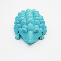 Jouet hérisson articulé personnalisé en acier inoxydable fluorescent dégradable, usiné CNC par électroérosion à fil