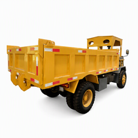 Camion benne souterrain 10t neuf pour tunnel minier avec moteur et boîte de vitesses, garantie 3 mois, machines fournies avec rapport d'expertise