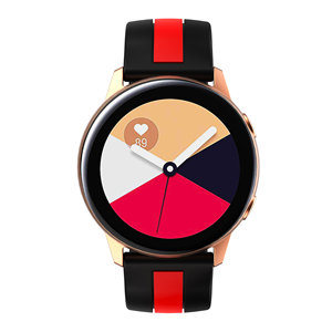 Bracelets de montre 20mm <span class=keywords><strong>bracelet</strong></span> en silicone sport à dégagement rapide pour <span class=keywords><strong>Samsung</strong></span> Galaxy Watch 4 Active 2 <span class=keywords><strong>Gear</strong></span> <span class=keywords><strong>S2</strong></span> <span class=keywords><strong>Bracelet</strong></span> de montre intelligente - Product Image 4