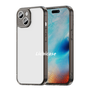 Lichicase Ốp bảo vệ ống kính bảng nối đa năng hoàn toàn trong suốt chống rơi <span class=keywords><strong>5D</strong></span> cho <span class=keywords><strong>Iphone</strong></span> 15 15 Plus 15 Pro 15 Pro Max Vỏ chống sốc - Product Image 5