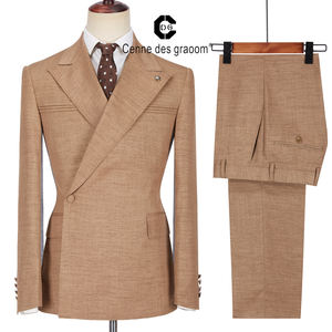 2025 мужской костюм на одной пуговице, двубортный пиджак - Product Image 3