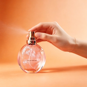50ml Glitter Floral Eau de Parfum, Long Lasting <b>Shimmer</b> Liquid Sand Women's Perfume <b>Spray</b> - Product Image 5