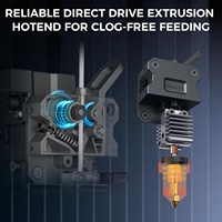 CR-10 originale SE industrielle Structure entièrement métallique Vitesse d'impression maximale 600 mm/s Guide linéaire Imprimante 3D FDM