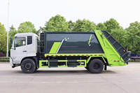 Machines municipales Dumpcart Dongfeng 4x2 16 mètres cubes collecte des déchets compacteur camion à ordures à vendre
