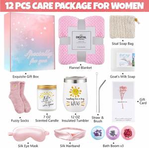 2023 Popular Personalized Birthday Gifts Care Package Gift <b>Box</b> for Women Men Coffee Mug Bear Tea Bag Gift Set - Product Image 2