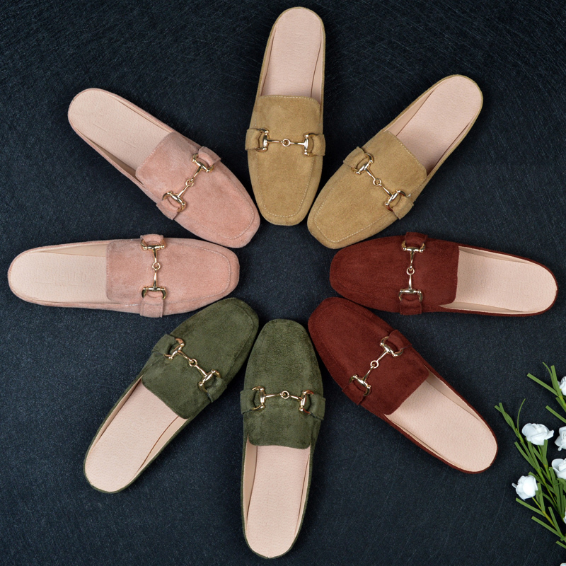 ML17 Women Trendy Loafers Shoes Mules Plus Size Outdoor Slippers Best Price Suka