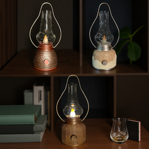 Lámpara colgante artística de cristal LED recargable personalizada con patrón de <span class=keywords><strong>Magi</strong></span> de adoración pintado a mano Vintage Navidad hogar y jardín - Product Image 6