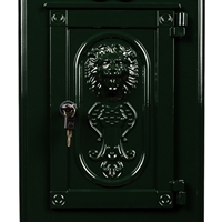 Grande boîte aux lettres autoportante imperméable, antirouille, décorative pour jardin, design résistant aux intempéries