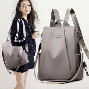 <span class=keywords><strong>Zaino</strong></span> Impermeabile in Nylon alla Moda per Donne, Borsa a <span class=keywords><strong>Tracolla</strong></span> Casual, Borse Leggere Antifurto - Product Image 1