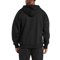 Fabrication de vêtements de sport, sweat à capuche zippé personnalisé, sweat à capuche athlétique pour homme, coton et polyester, sweat à capuche décontracté uni pour homme, sweat à capuche de sport