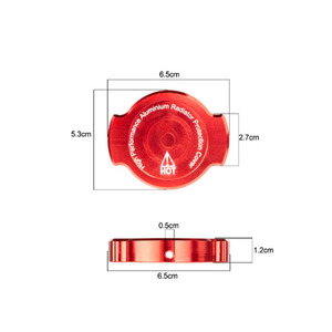 Fábrica al por mayor motocicleta modificada CNC aleación de aluminio tanque de agua cubierta decorativa Yamaha tanque de agua cubierta decorativa - Product Image 2
