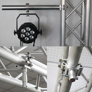 CJS TUV penjepit rangka pencahayaan panggung aluminium Global, Coupler kait sempit mata samping putar Pro Rig cepat - Product Image 2