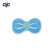 Patchs thermocollants personnalisés avec logo, petits nœuds floraux, mini broderies mignonnes, nœuds colorés, patchs en tissu écologiques