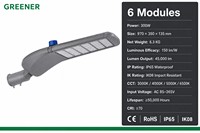 Industrielle LED-Straßenleuchte 200W 300W Hochmast Fabrikbeleuchtung Druckguss-Aluminium IP65