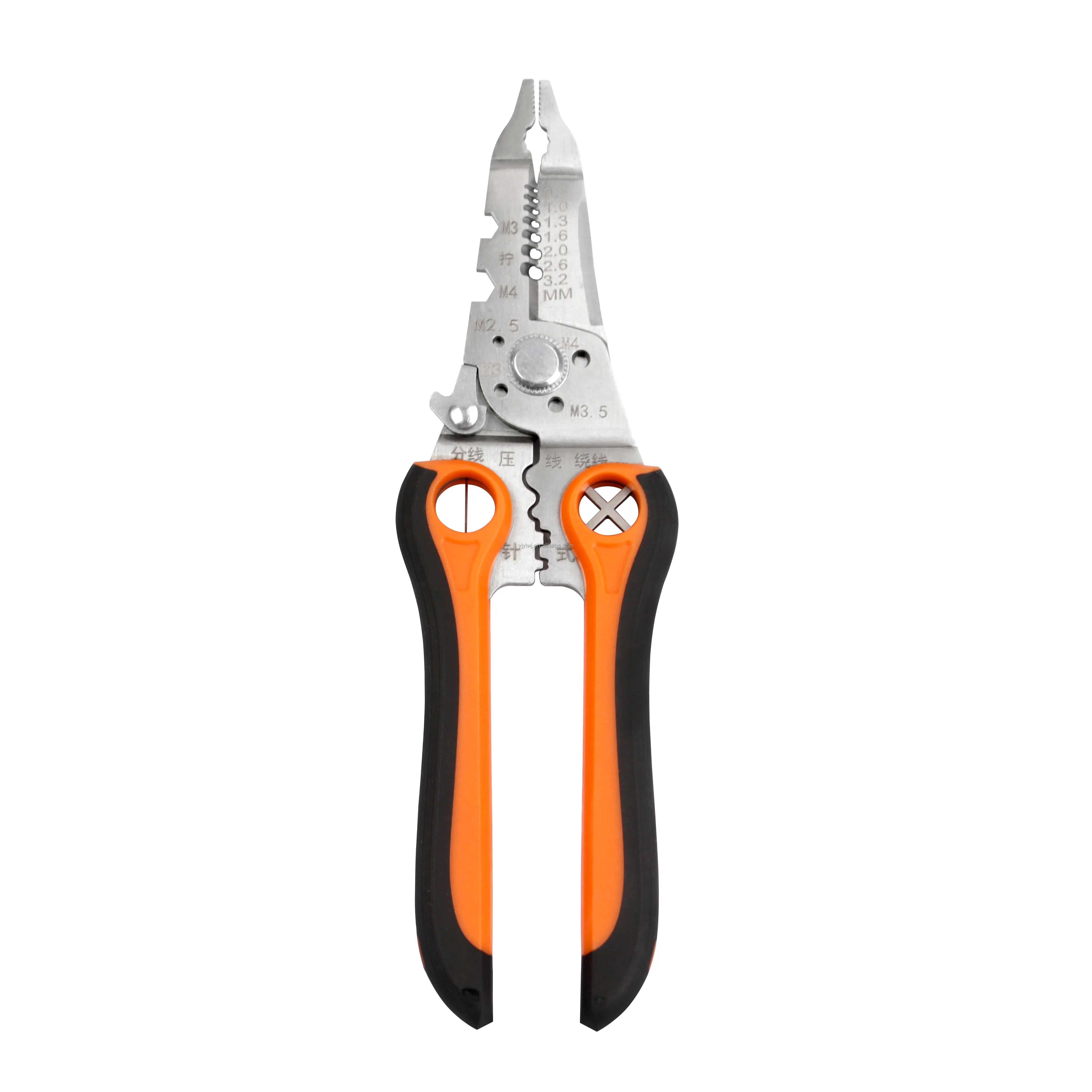 Professional Hand Tools Combination 55 Carbon Steel Multipurpose Wire Stripper Electrician Electrical Pliers
