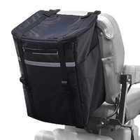Organisateur de fauteuil roulant en nylon isolé 30-40L, grande capacité, rangement pour dossier et accoudoir, panier de voyage, logo personnalisé