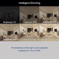 Spot Encastrable LED Intelligent WiFi Tuya, APP Application Zigbee Alexa, CCT Réglable 2700K-6000K, Intensité Variable