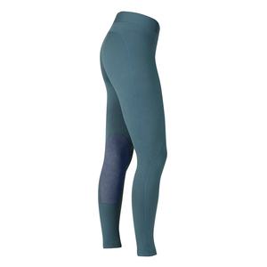 Collants d'équitation en Silicone taille haute bicolore, Leggings d'équitation pour femmes noir/gris gris/bordeaux - Product Image 3