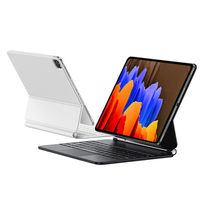 Medaglia d'oro vendite dirette di fabbrica per Samsung Galaxy <span class=keywords><strong>Tab</strong></span> <span class=keywords><strong>S8</strong></span> + S9 + S10 + 12.4 pollici tastiera Touchpad magico custodia protettiva - Product Image 1