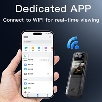 Kamera Aksi Mini Digital Wifi 1080P dengan Penglihatan Malam Inframerah, Lensa Rotasi 180 Derajat, Klip Saku, Kamera Tubuh