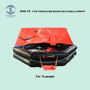 قارب مياه بحري معتمد من SOLAS طوف قابل للنفخ أوتوماتيكي للحياة للأشخاص - Product Image 4