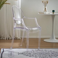 Meilleur prix de gros Chaise Chiavari moderne en résine acrylique transparente pour événements et banquets