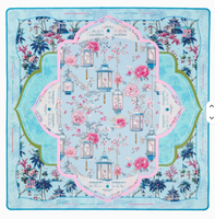 Tapete de Lujo para Mesa de Mahjong Estadounidense, Color Rosa, Año del Caballo, Tamaño Estándar, Superficie Silenciosa de Goma, Diseño Rosa y Azul para Noches de Juego