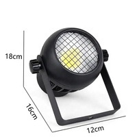 Éclairage de scène 60W Mini COB Par à faisceau unique, Lumières DJ pour discothèques, mariages, soirées et événements, Projecteur Wash DMX pour scène