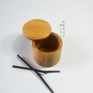 Bamboo <b>Spice</b> <b>Jar</b> With Lid Kitchen Utensil For Seasoning Storage Chongqing Made LYT002 - Product Image 1