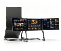 Moniteur portable LED IPS 15,6 pouces 1920x1080 60Hz avec 3 ports et haut-parleurs intégrés, compatible Mac - Vente en gros usine