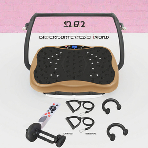 Plataforma <span class=keywords><strong>Vibratoria</strong></span> Vertical Eléctrica para Uso Doméstico, Máquina de Ejercicios para Pérdida de Grasa Abdominal - Product Image 3