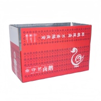 Boîte isolée imperméable avec doublure en feuille d'aluminium de 5 mm, pliable, pour usage commercial et industriel